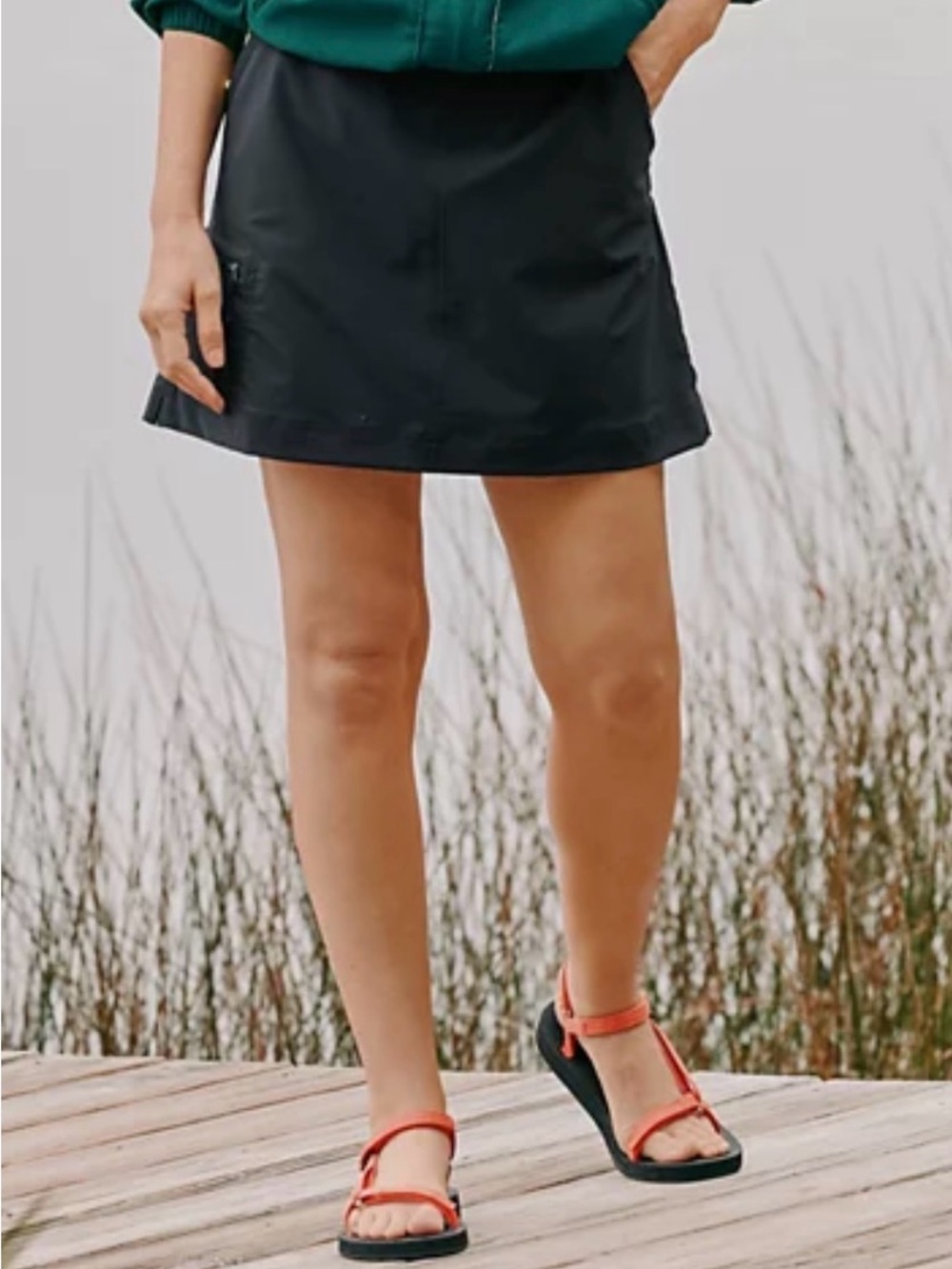 New ORVIS Jackson Quick-Dry Skort Black size Small